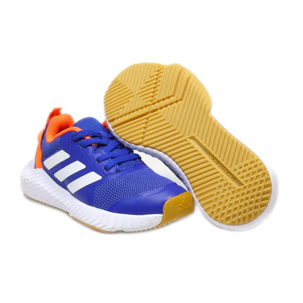 Adidas Forta Gym Sport Shoes Leather Blue Colour For Kids