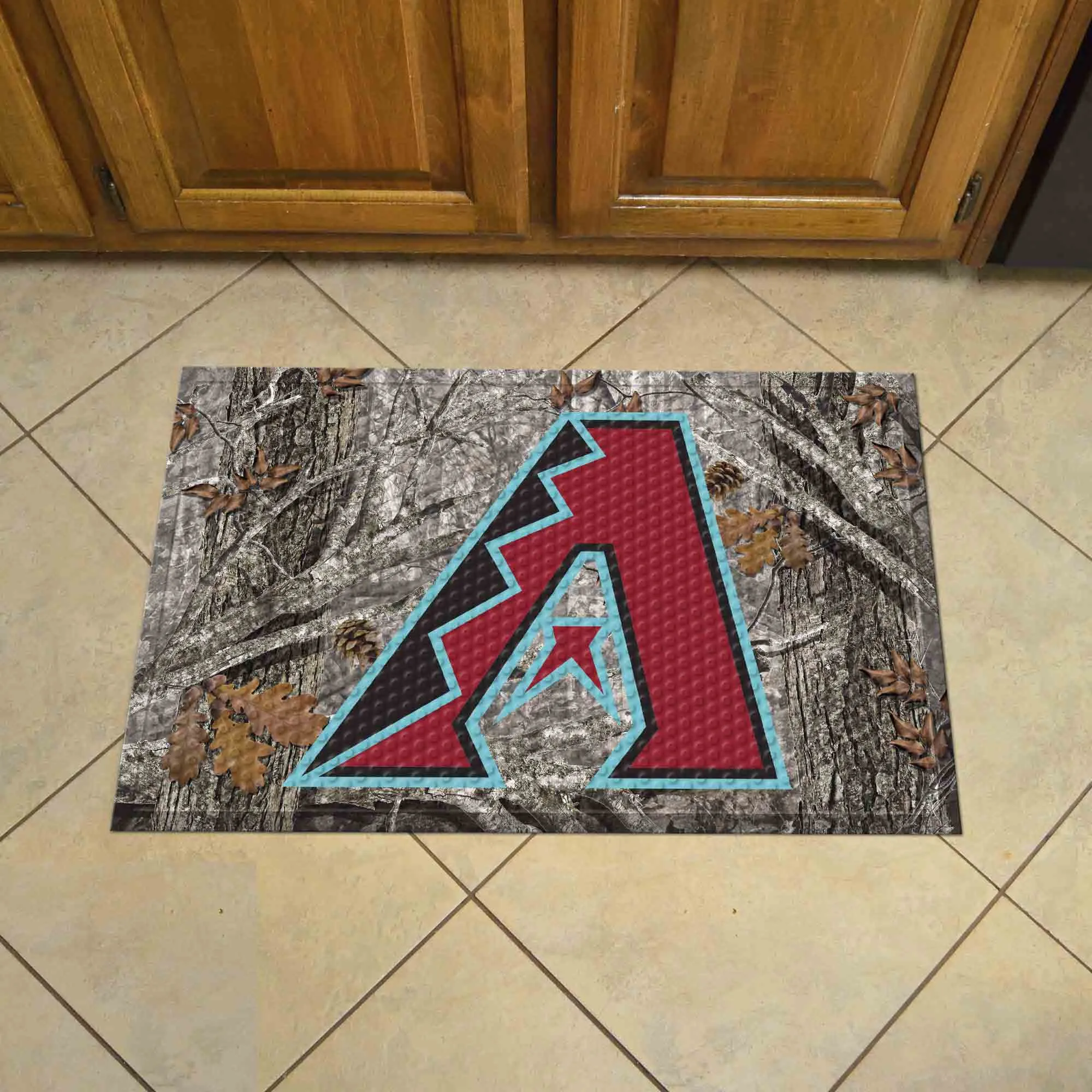 Arizona Diamondbacks Rubber Scraper Door Mat Camo