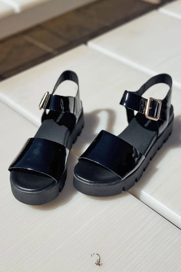 Babels Patent Leather Sandals