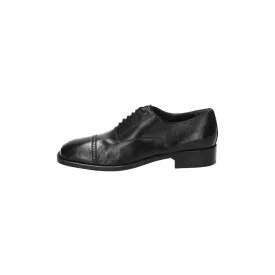 Bally Cap Toe Oxford Formal Lace Ups Leather Black Colour For Men