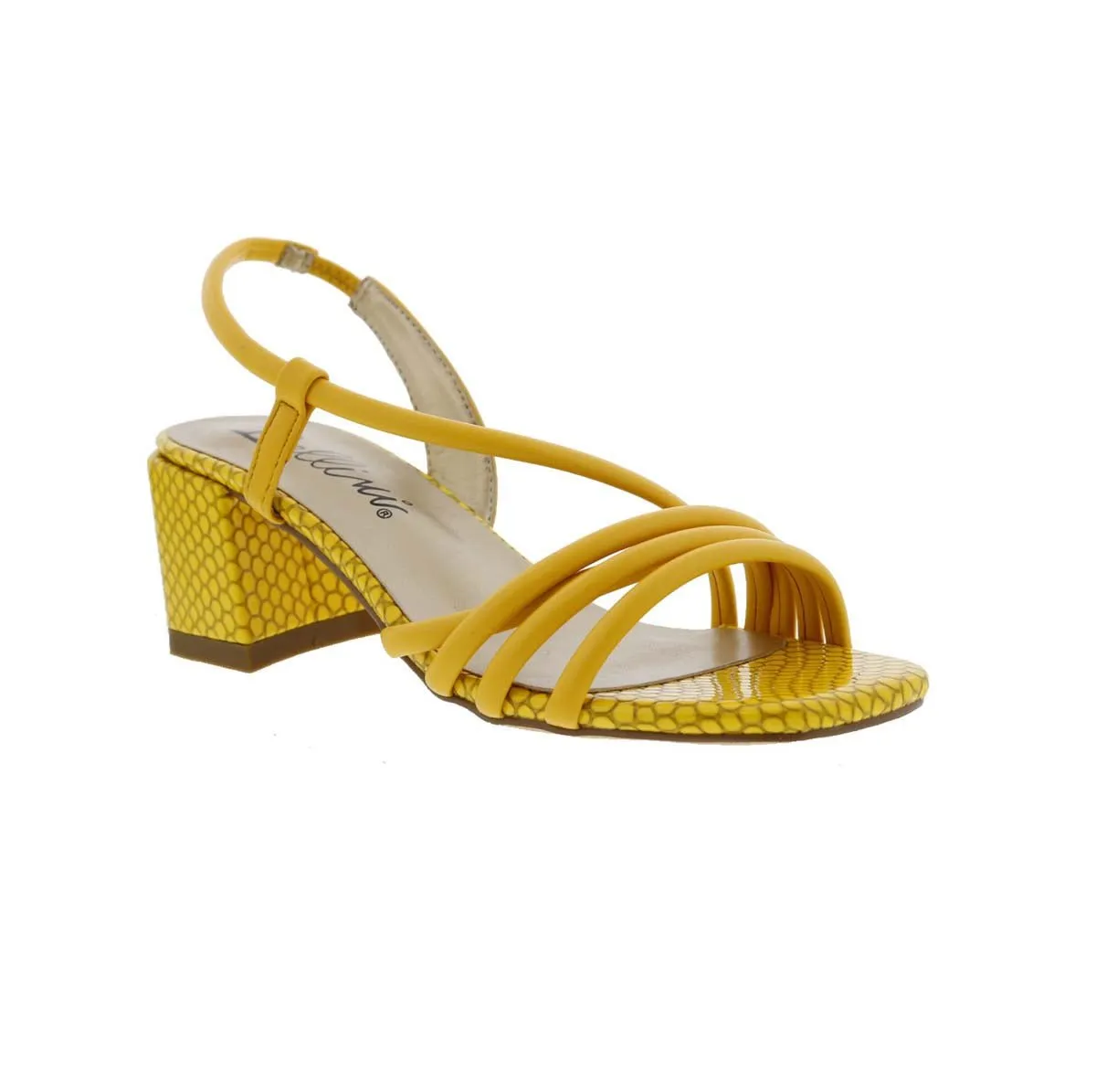 Bellini Fling Women In Yellow Croc Combo