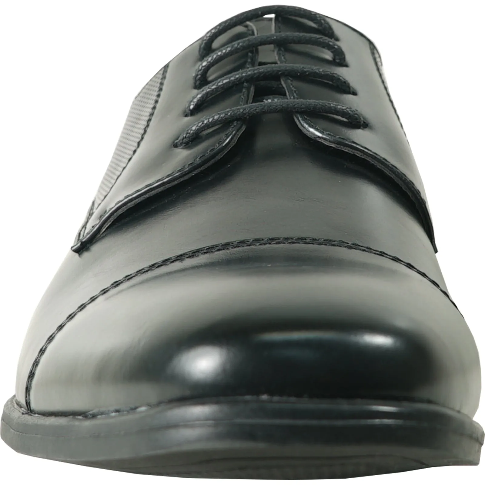 BRAVO Men Dress Shoe KING-6 Oxford Shoe Black - Medium and Wide Width Available