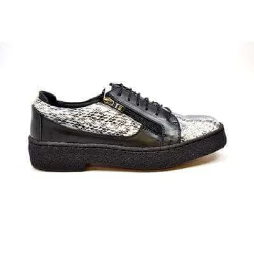 British Walkers Low Cut Men's Snake Skin Leather