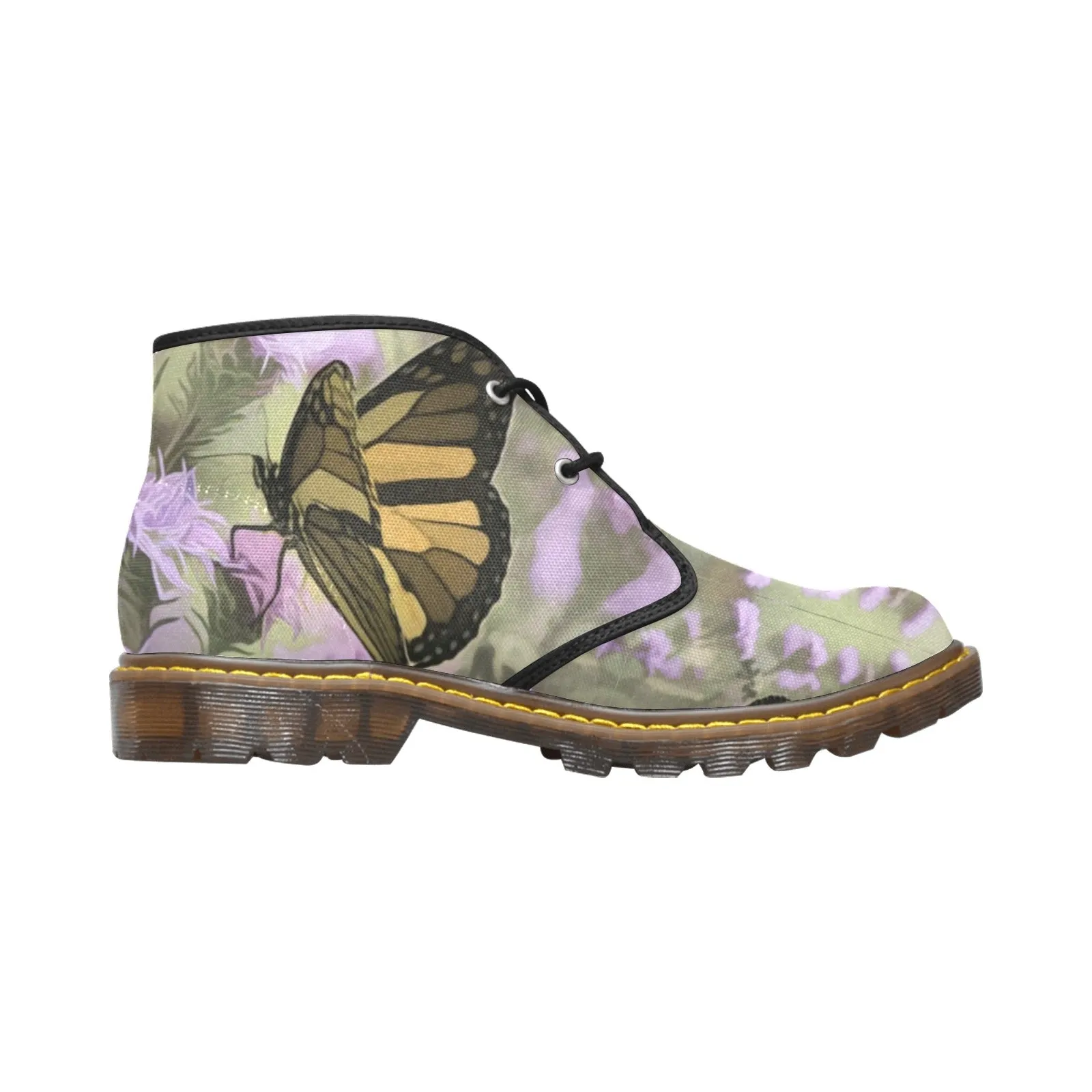 Butterfly Hope Women's Canvas Chukka Boots