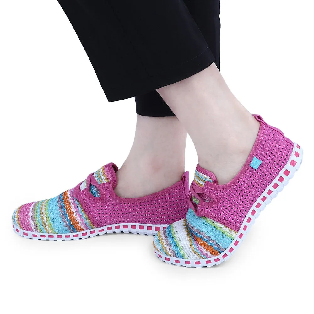 Casual Colorful Hollow Out Lace Up Flat Shoes for Ladies