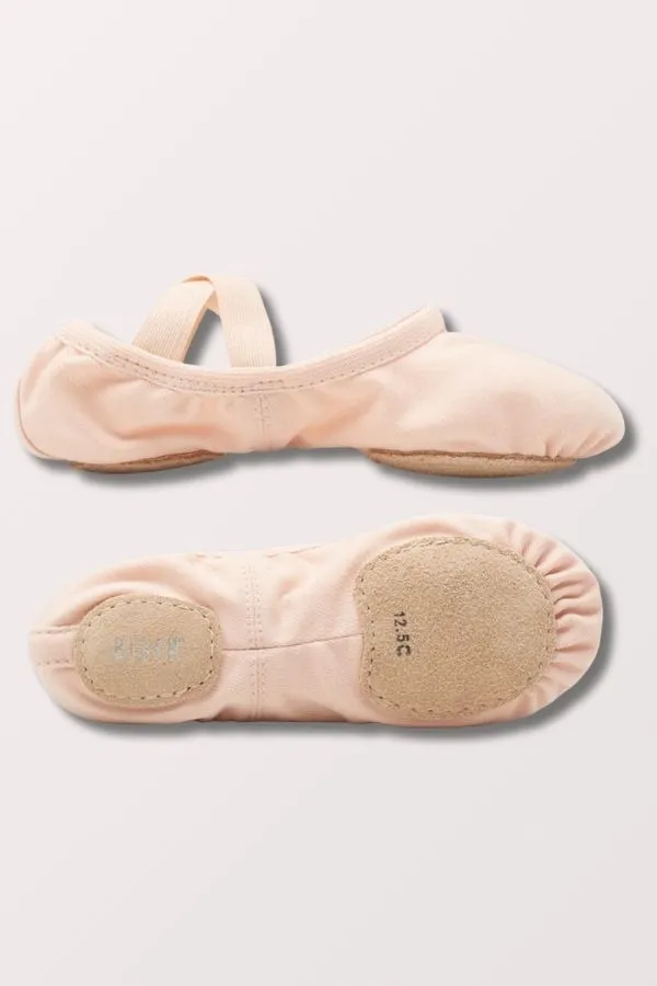 Children's Performa Stretch Canvas Ballet Shoes - Theatrical Pink