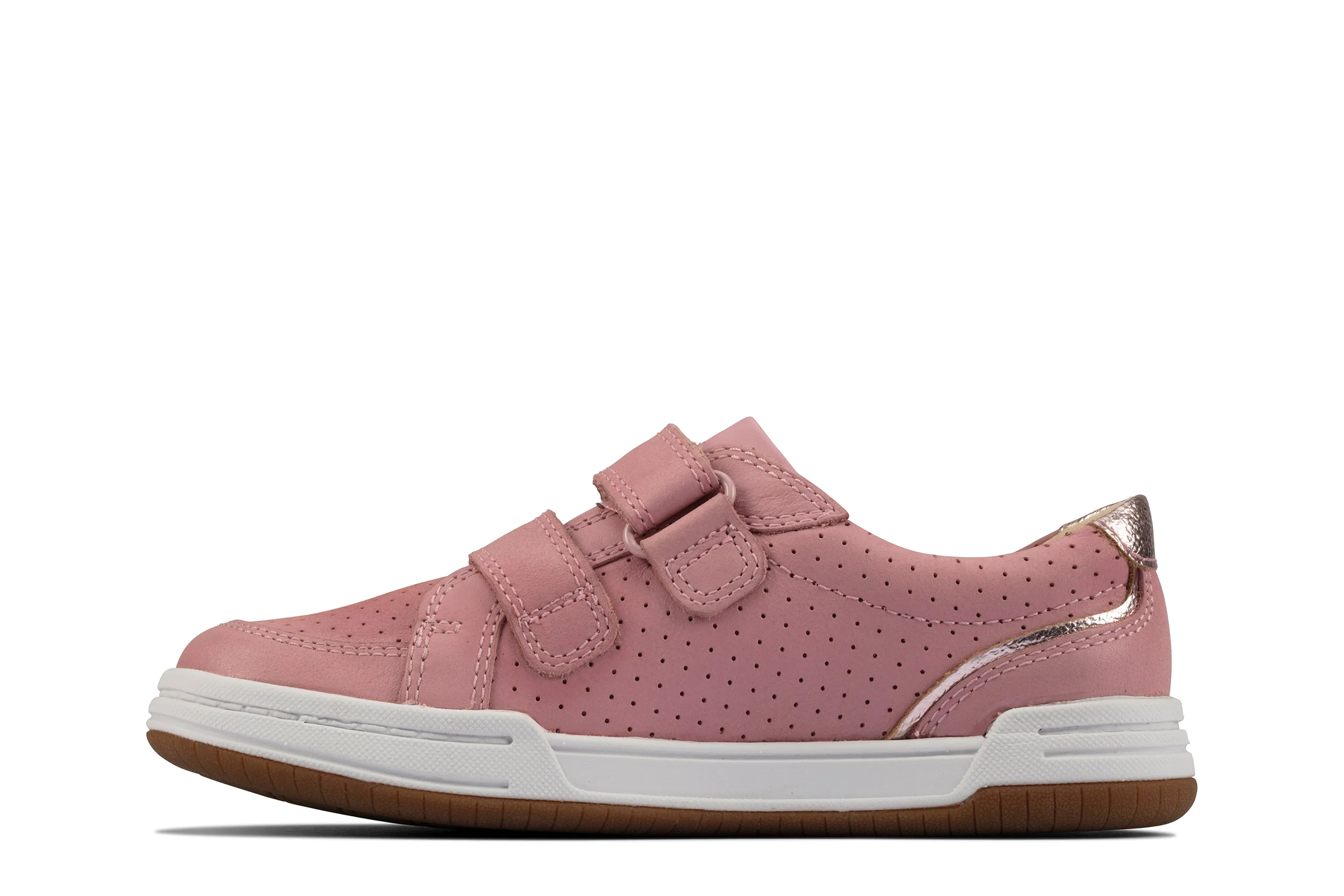 Clarks Fawn Solo Girls Pink Shoe