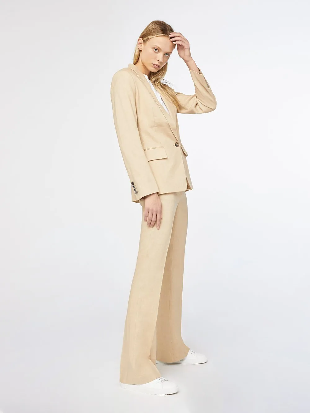 Clean Suiting Trouser -- Sand