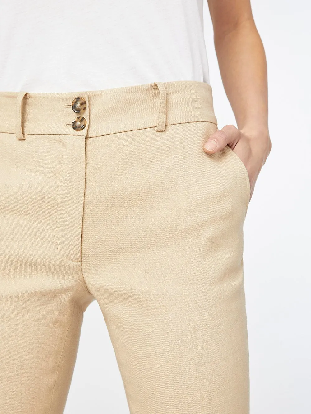 Clean Suiting Trouser -- Sand