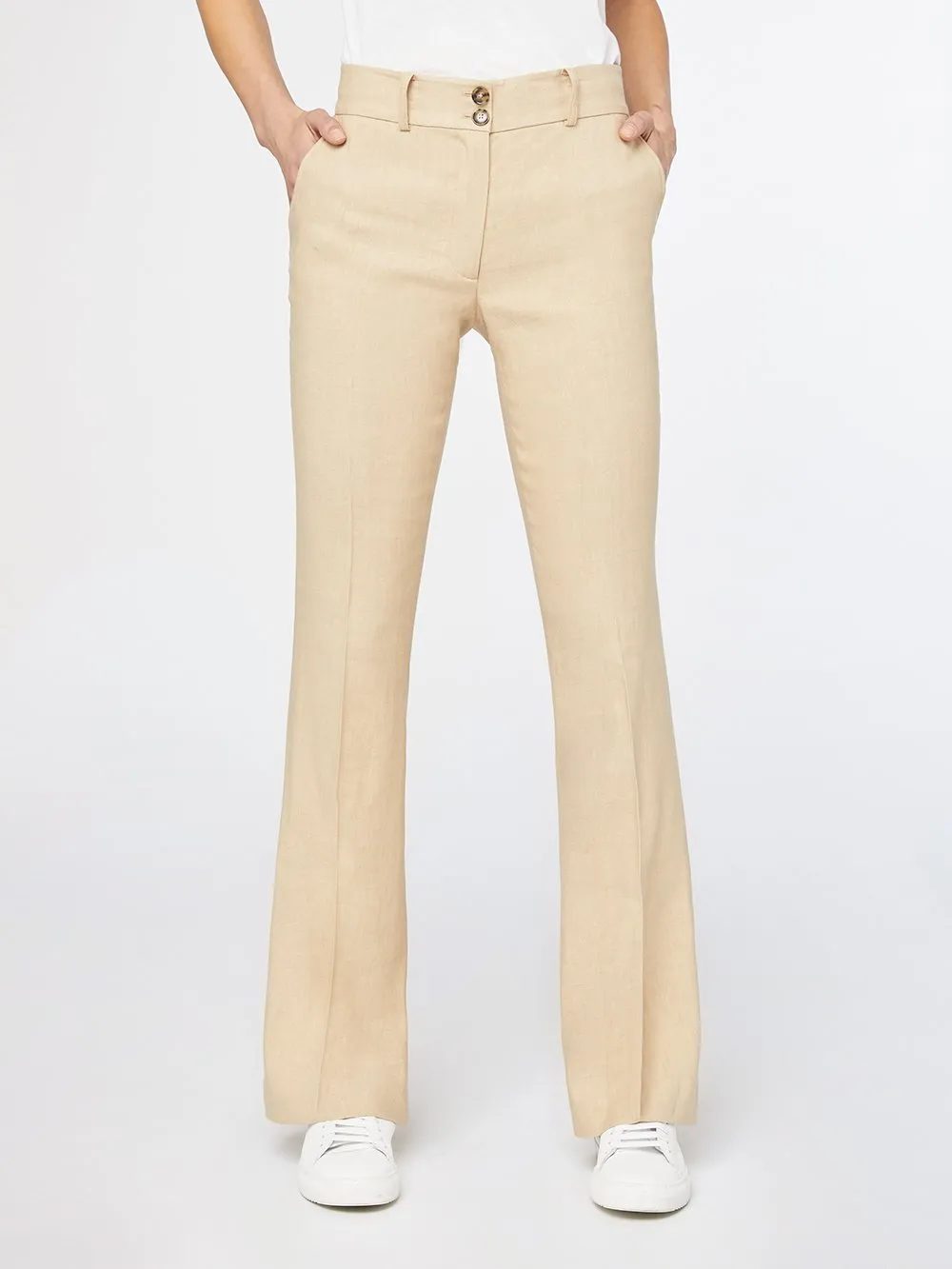 Clean Suiting Trouser -- Sand