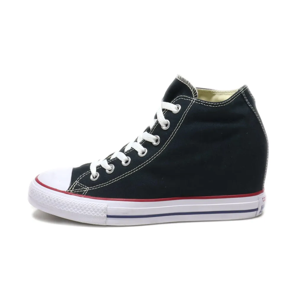 Converse Chuck Taylor All Star Wedge Shoes Canvas Black Colour For Women