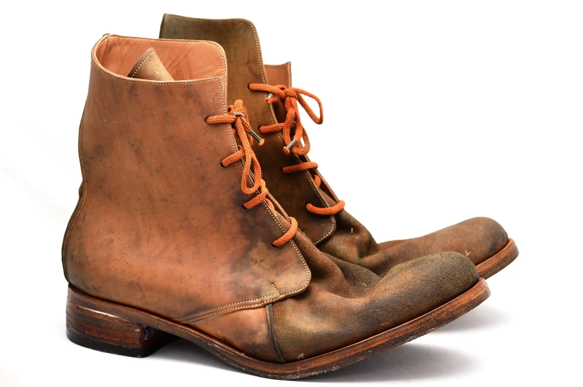 Derby Boot / Reverse Cordovan stain