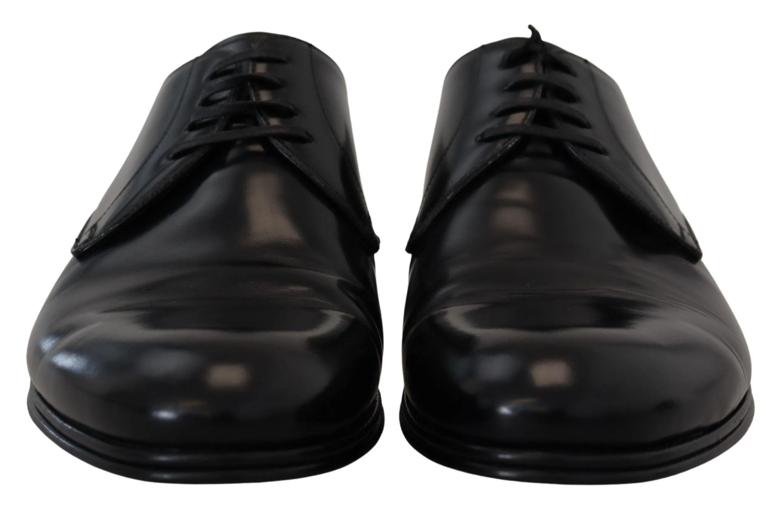 Dolce & Gabbana Black Leather Formal Dress Shoes