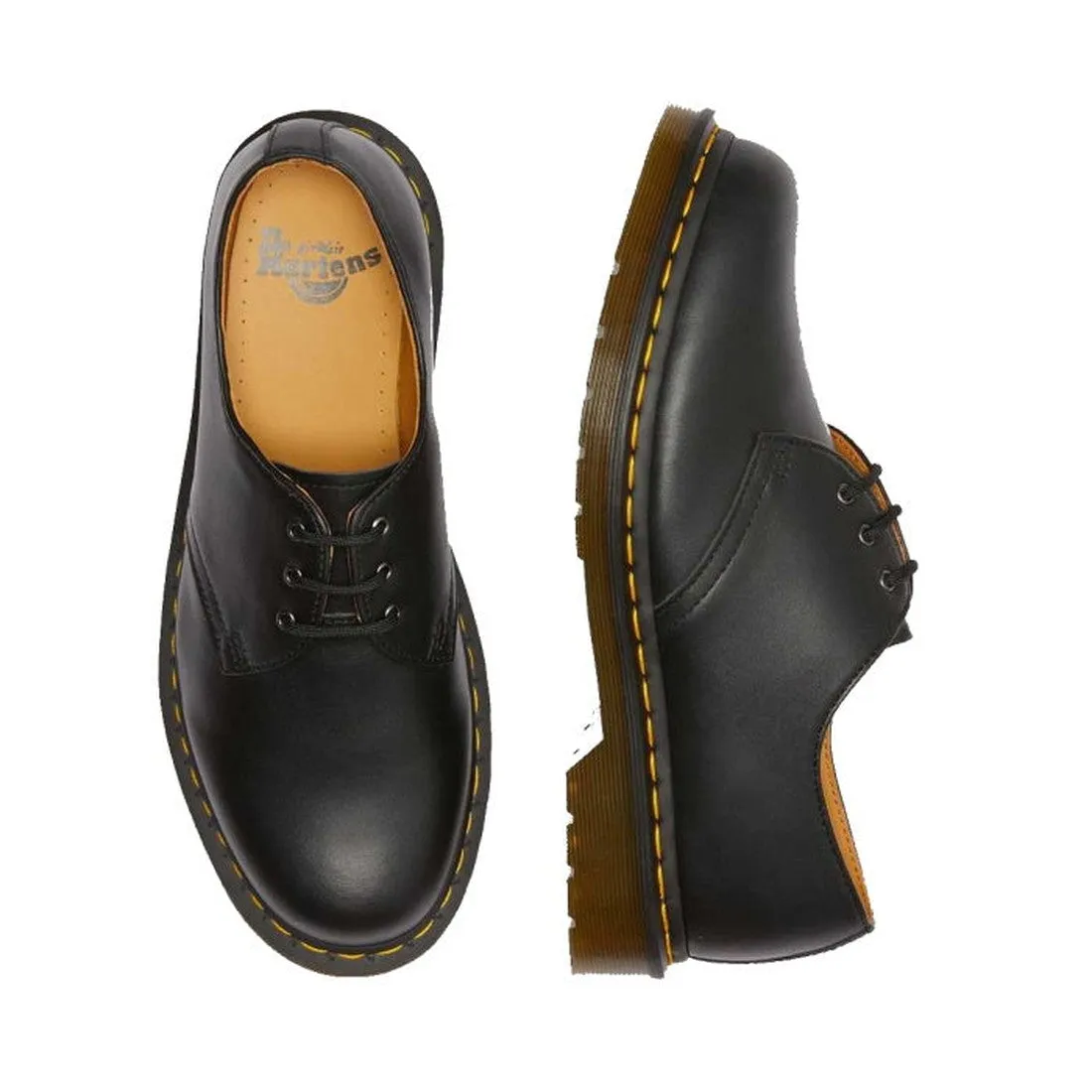 Dr Martens - 1461 Shoes Nappa  Leather Black 3 Eye Lace Up Oxford