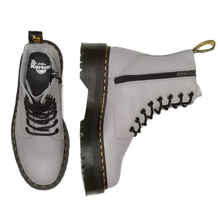 Dr Martens Jadon III Pisa Zinc Grey Leather Boot