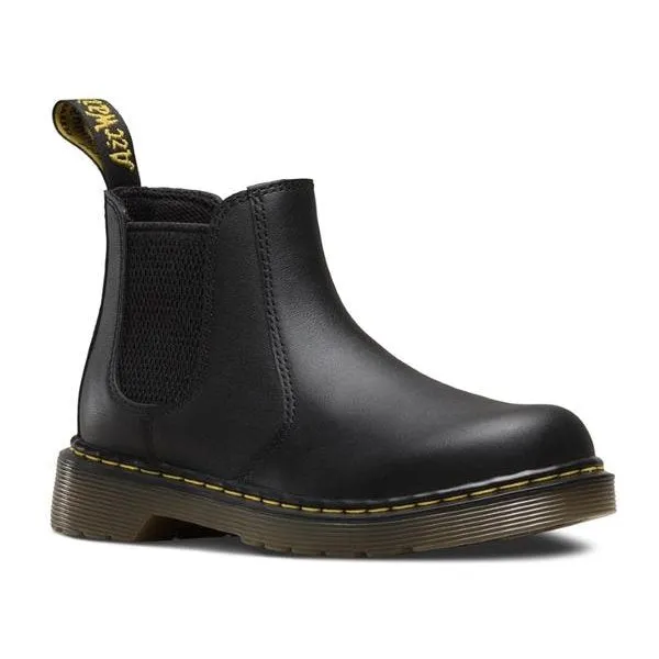 Dr Martens kids - Chelsea  2976 Juniors Chelsea School Boot Black Leather 2976J