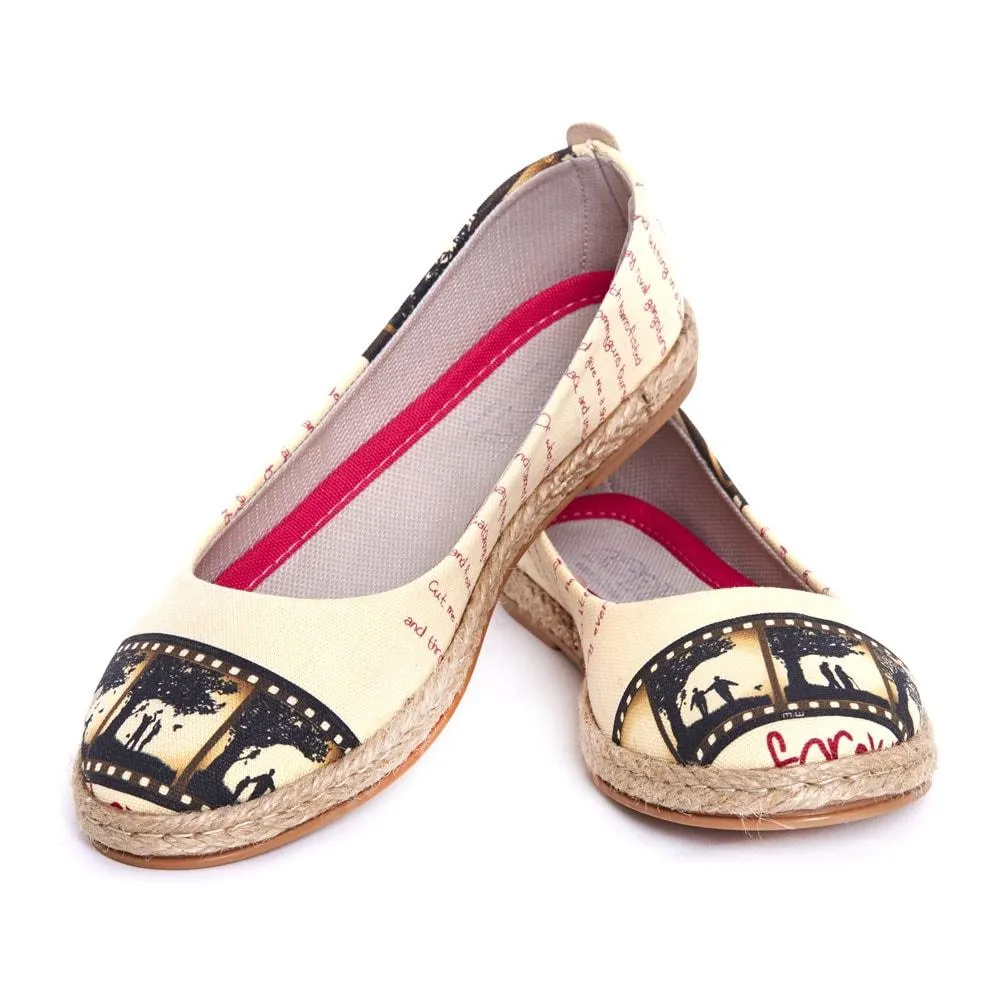 Film Strip Ballerinas Shoes FBR1201