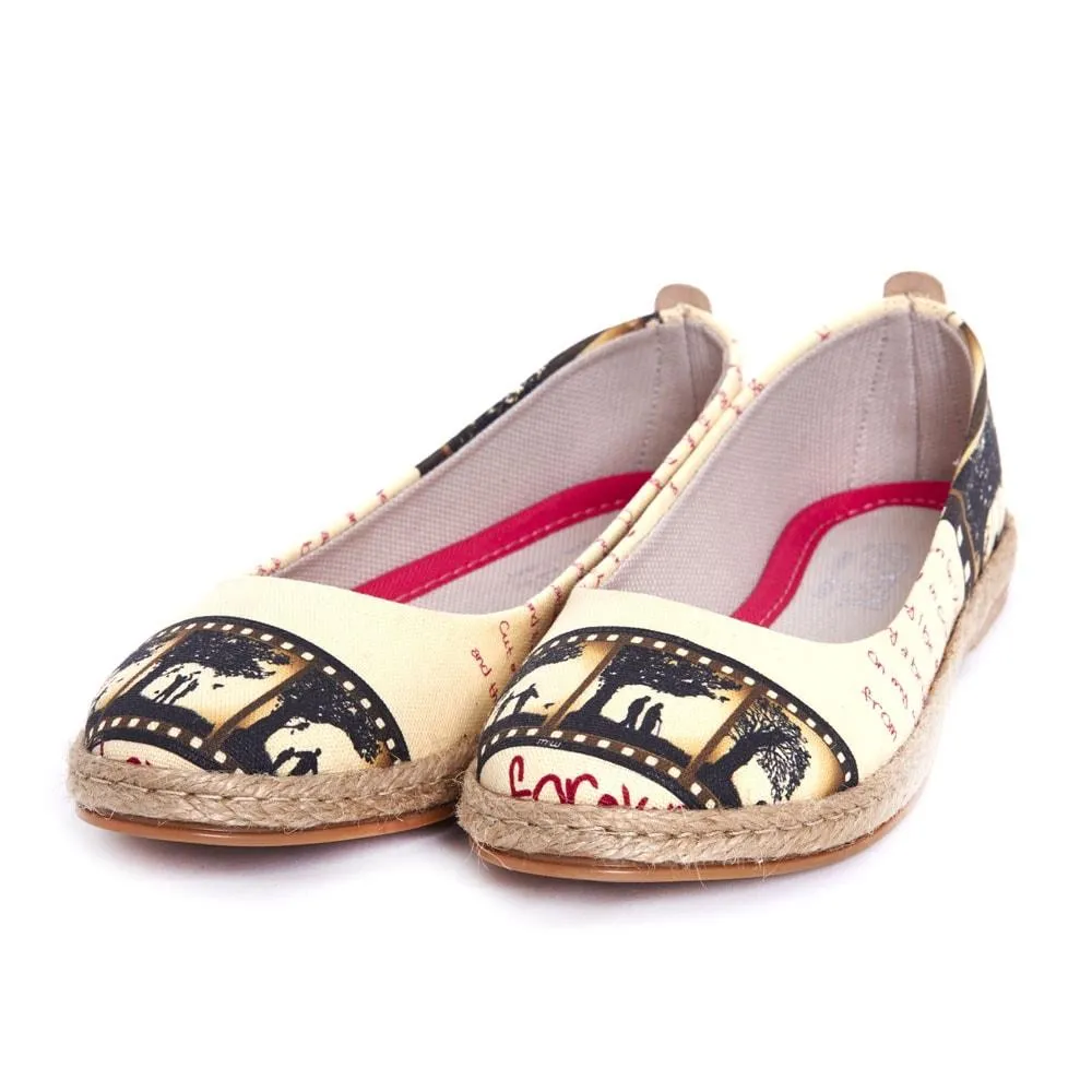 Film Strip Ballerinas Shoes FBR1201