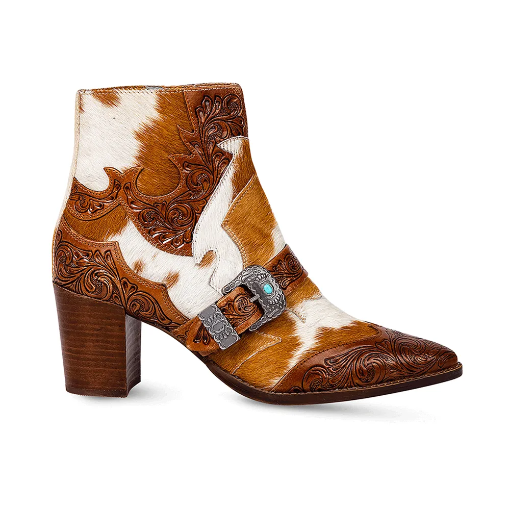 Goldie Hair-On Hide Boots