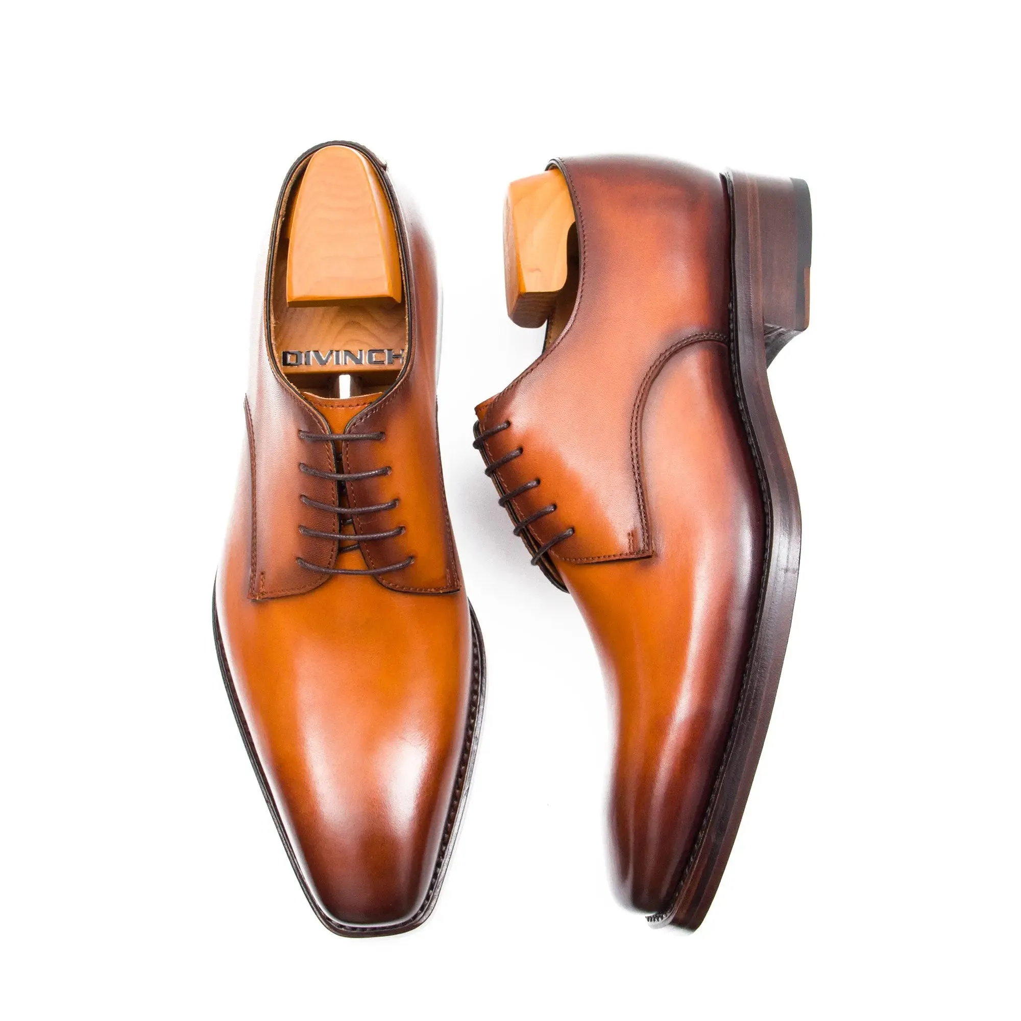 Goodyear Handmade Leather Derby Shoes