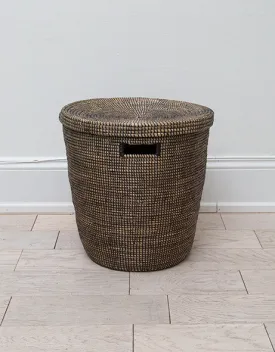 Hand Woven Black Hamper