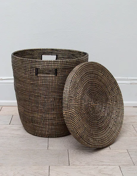 Hand Woven Black Hamper