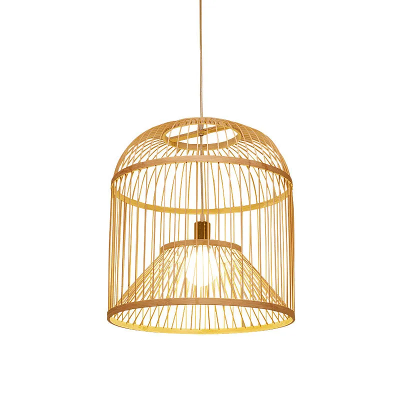 Hand-woven Rattan Chandelier