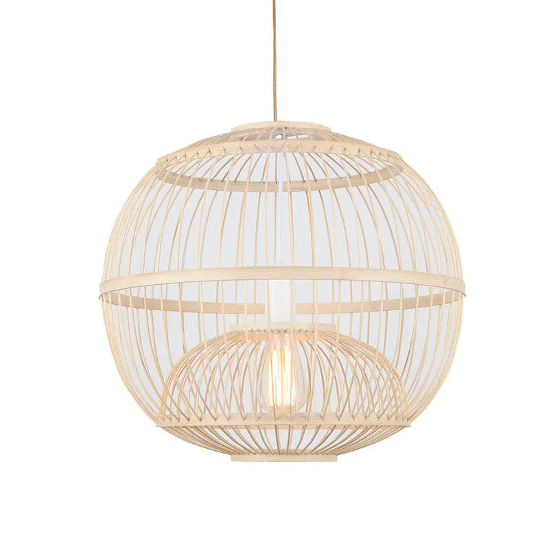 Hand-woven Rattan Chandelier