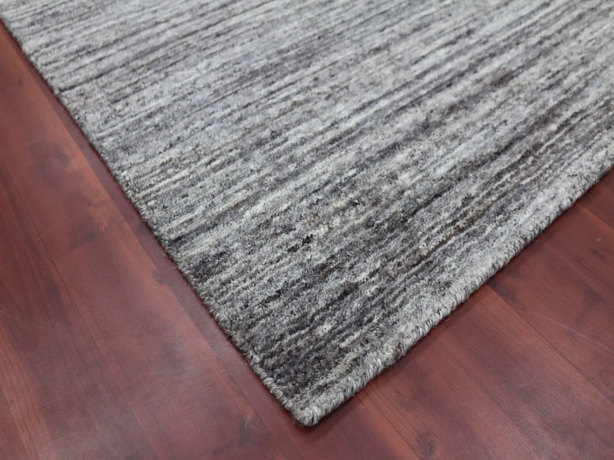 Heaven Modern Dark Gray Hand-Woven Rug 12'x15'