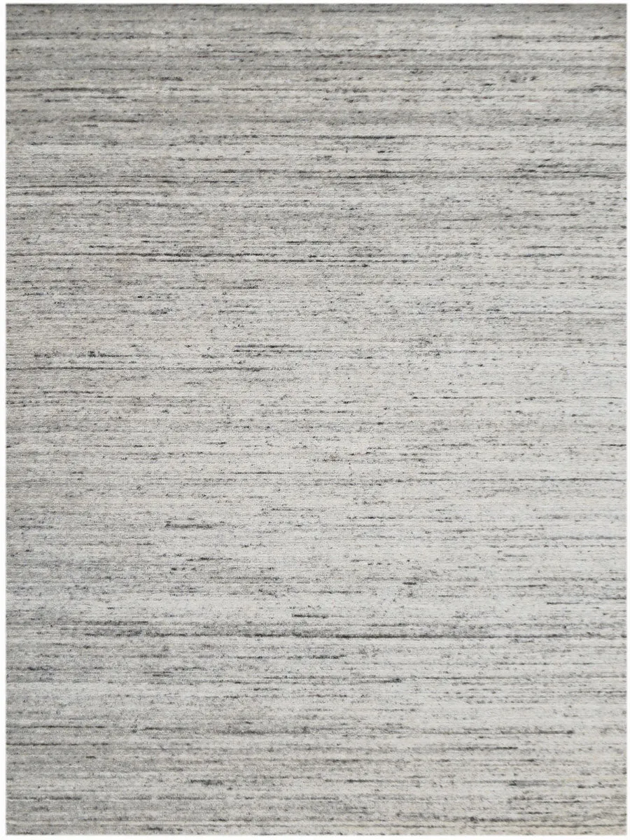 Heaven Modern Ivory Hand-Woven Rug 5'x8'