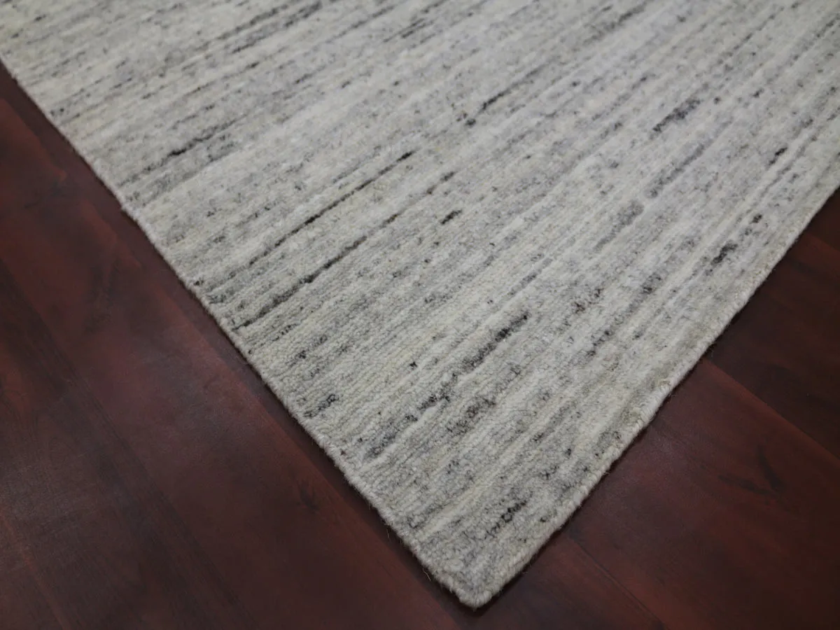 Heaven Modern Ivory Hand-Woven Rug 5'x8'