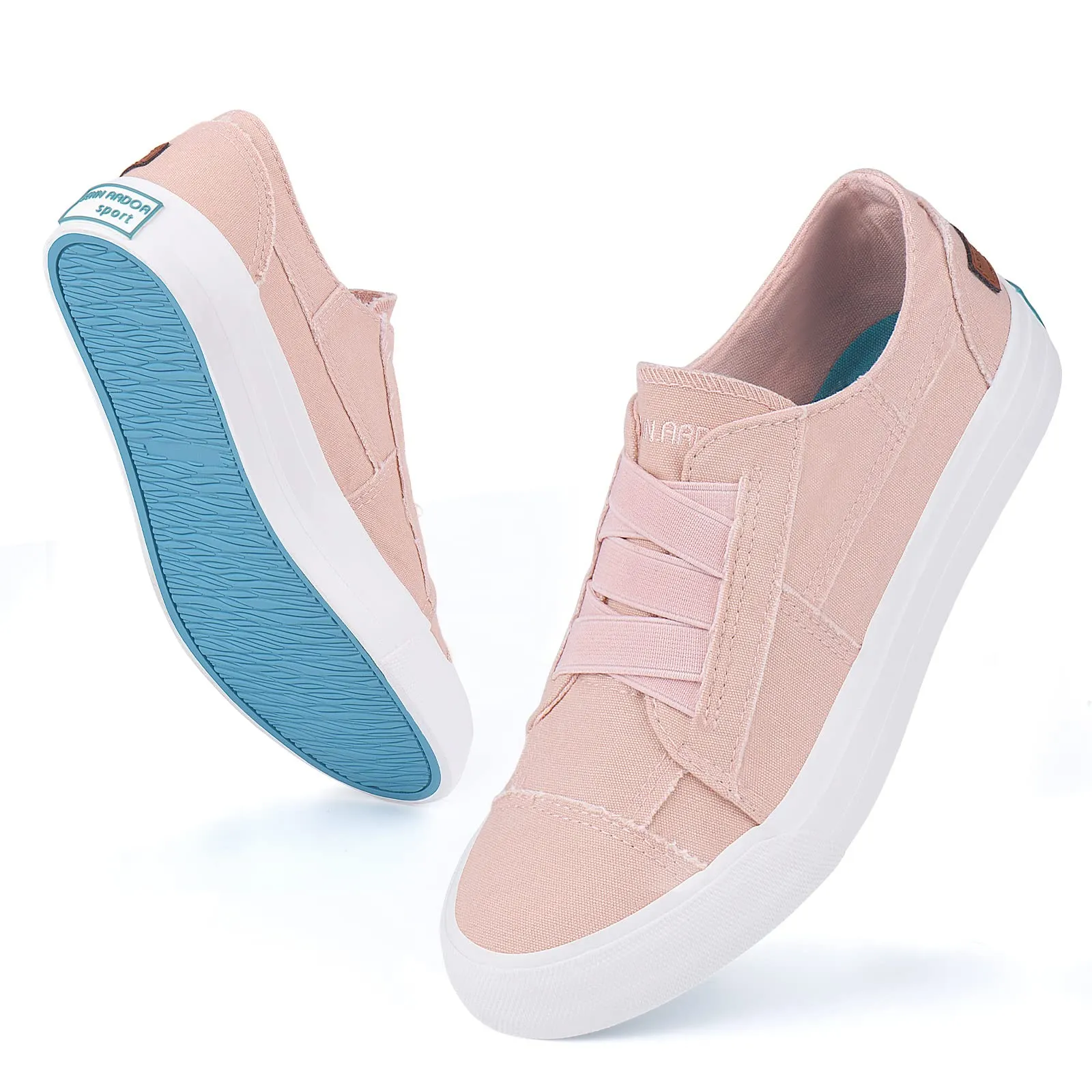 JENN ARDOR Women Low-Top Tennis Canvas Sneaker