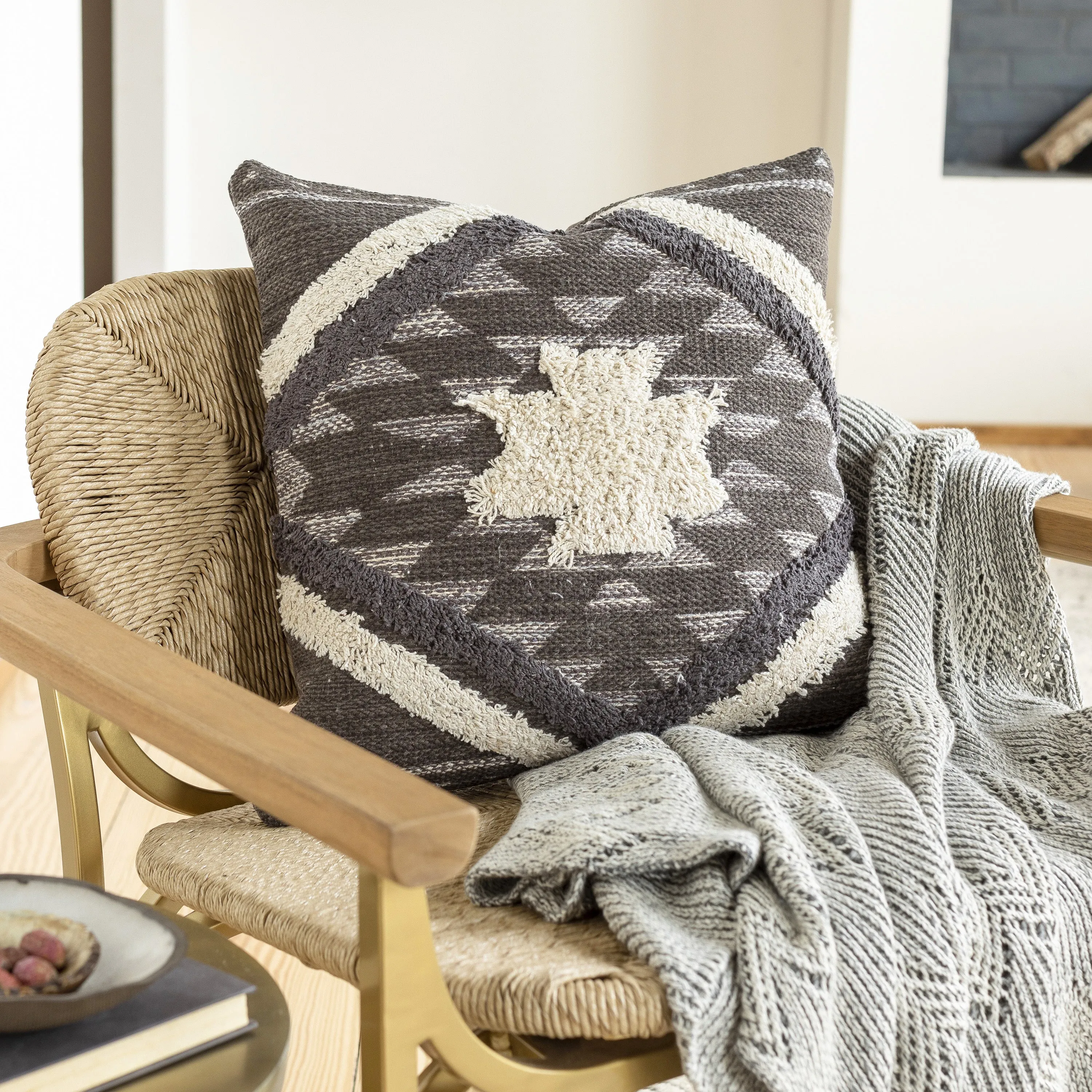 Lachan Hand-Woven Pillow