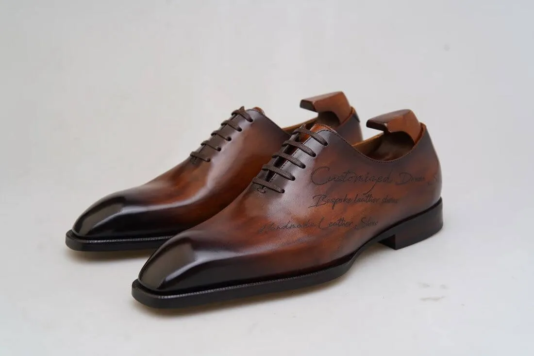 Majestic Patina Oxford - Chestnut Brown