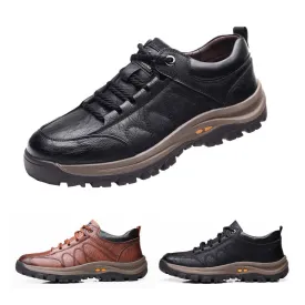 Men's Casual Leather Shoes Classic Outdoor Sports Hiking Shoes Trekking Men's Footwear