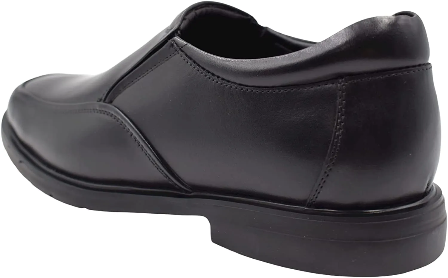 Men's Casual Slip-on Loafer Smooth Leather | Black | Ethan