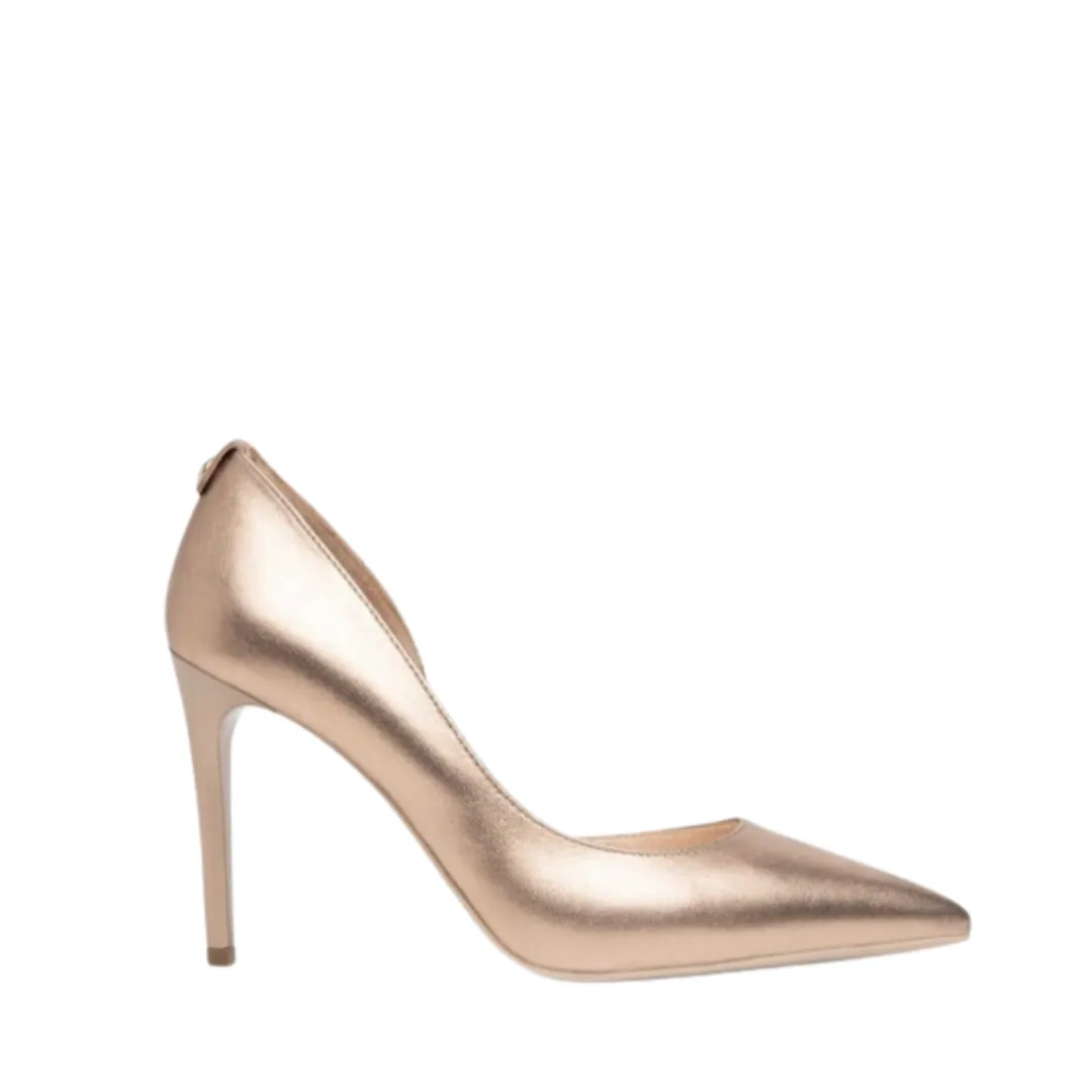 NeroGiardini Gold Court Heels