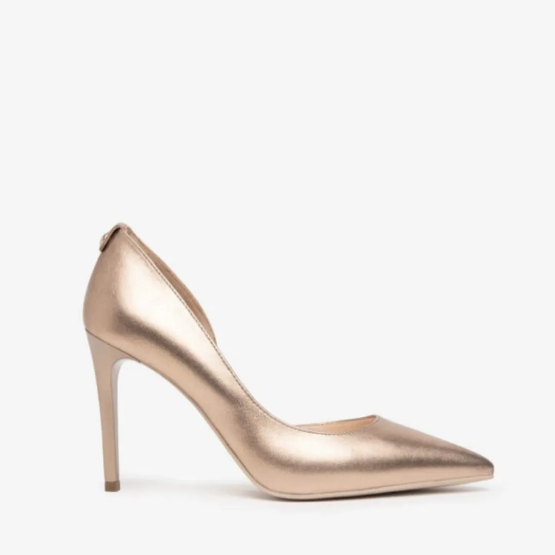 NeroGiardini Gold Court Heels