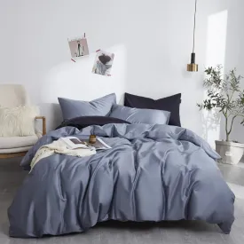 Pure Egyptian Cotton Solid Color Duvet Cover Set