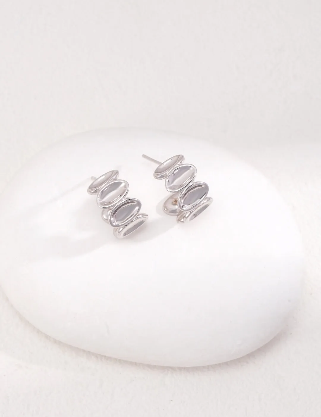 Simple Style Stud Earrings