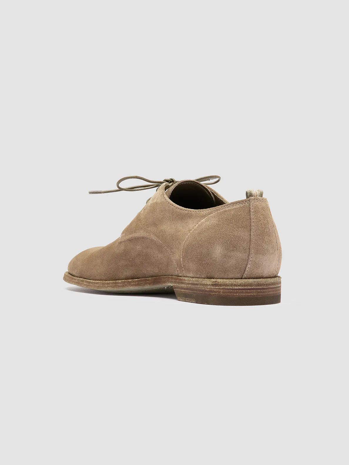 SOUND 002 - Taupe Suede Derby Shoes