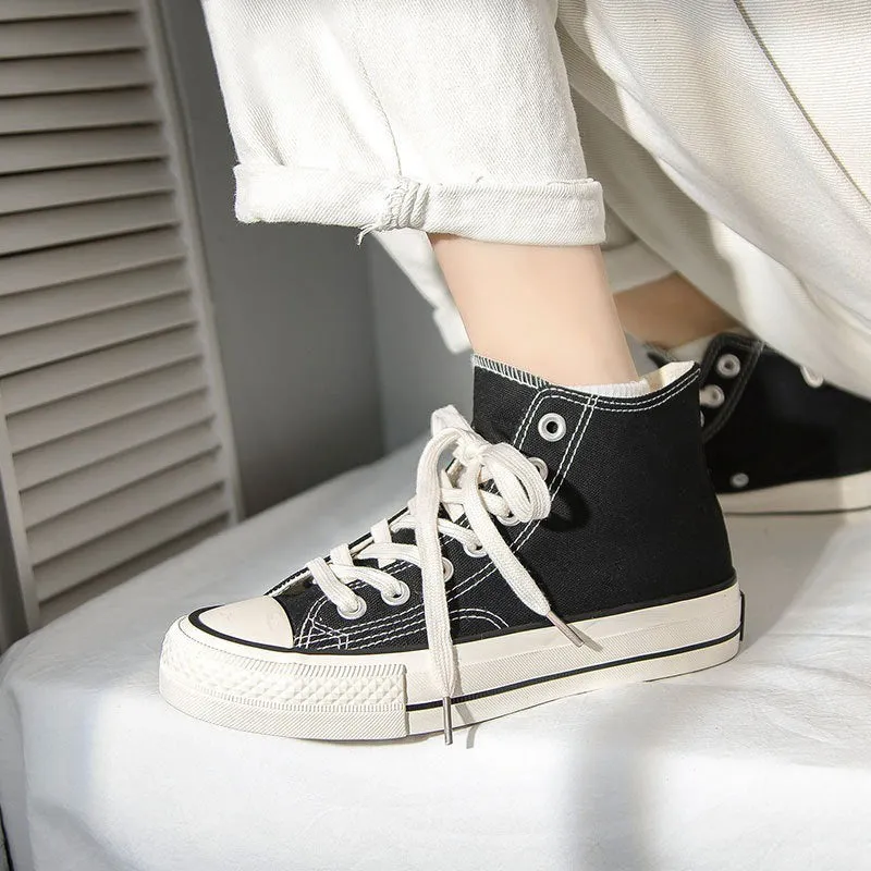 Stylish Slouchy Women's Single-layer Comfortable Canvas Shoes