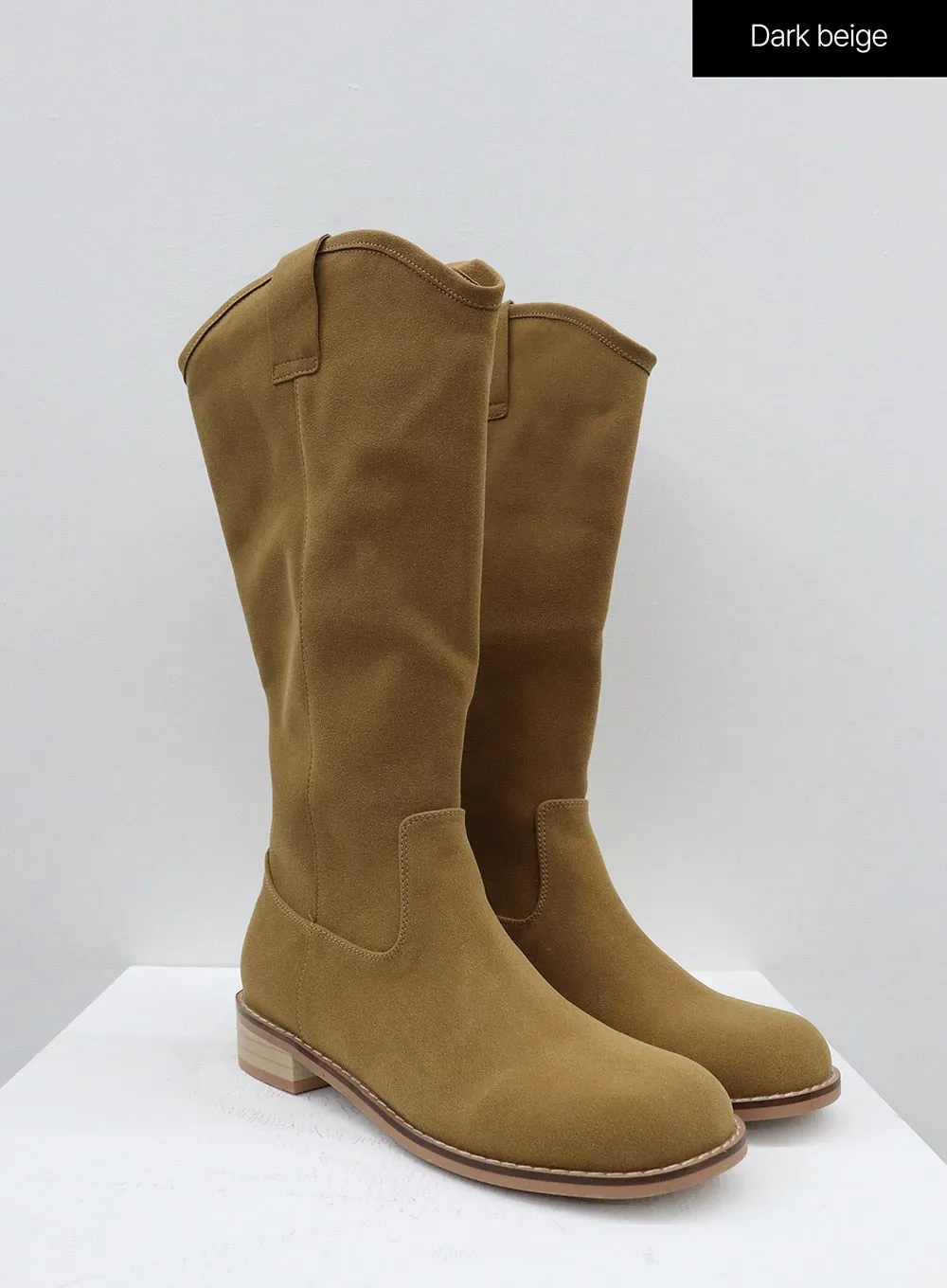 Suede Knee High Boots OF316