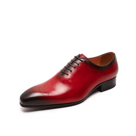 The Ardito -  Men's Elegant Leather Oxford Dress Shoes (Whole Cut)