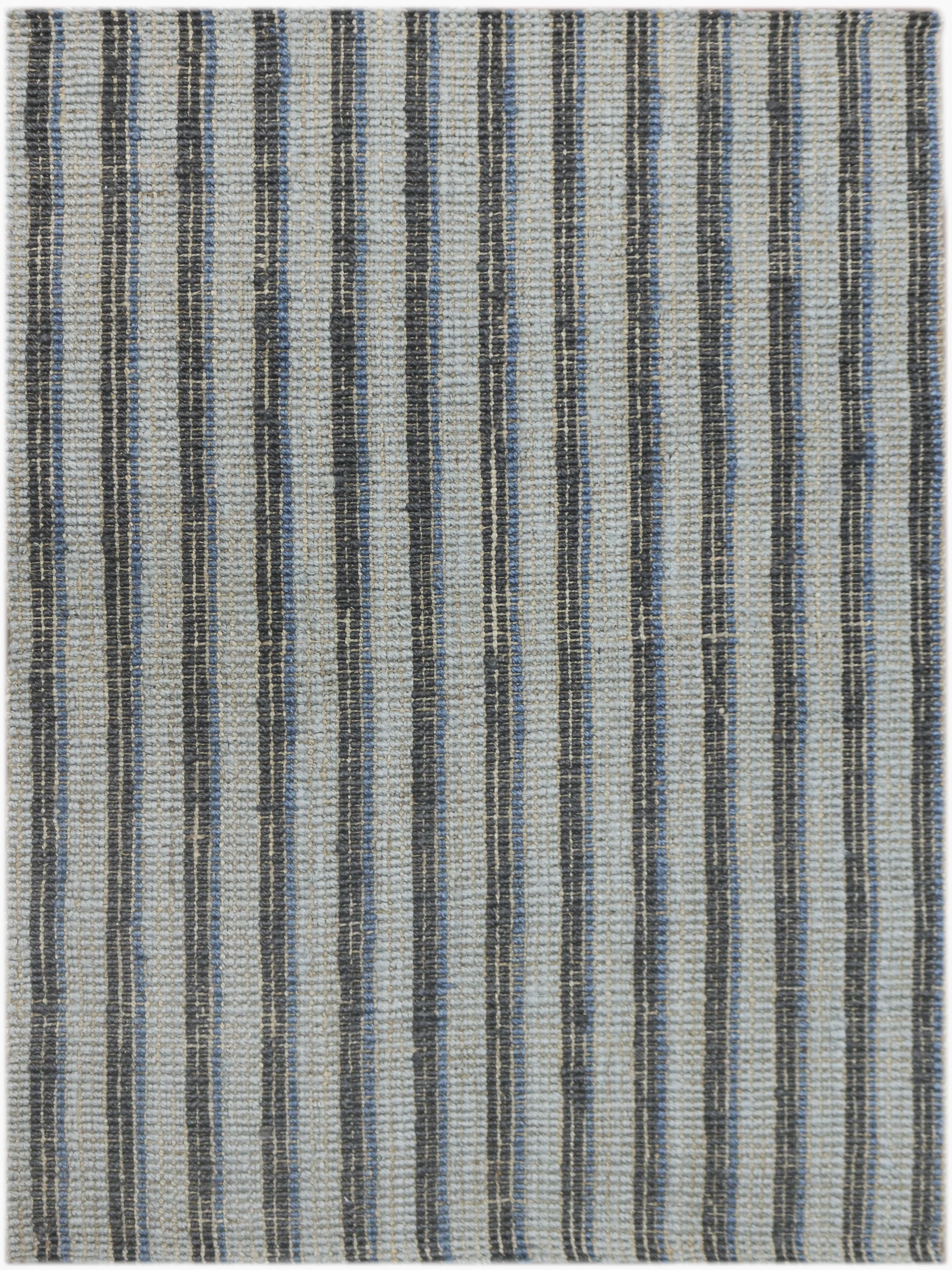 Tropics Striped Blue Hand-Woven Rug 5'x8'