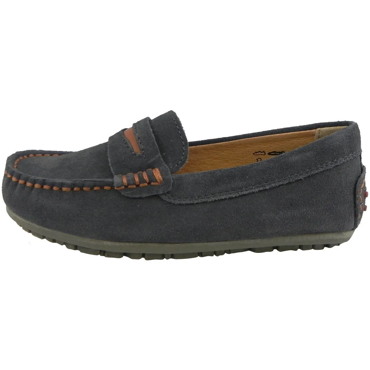 Umi Boy's Dark Gray David Loafer