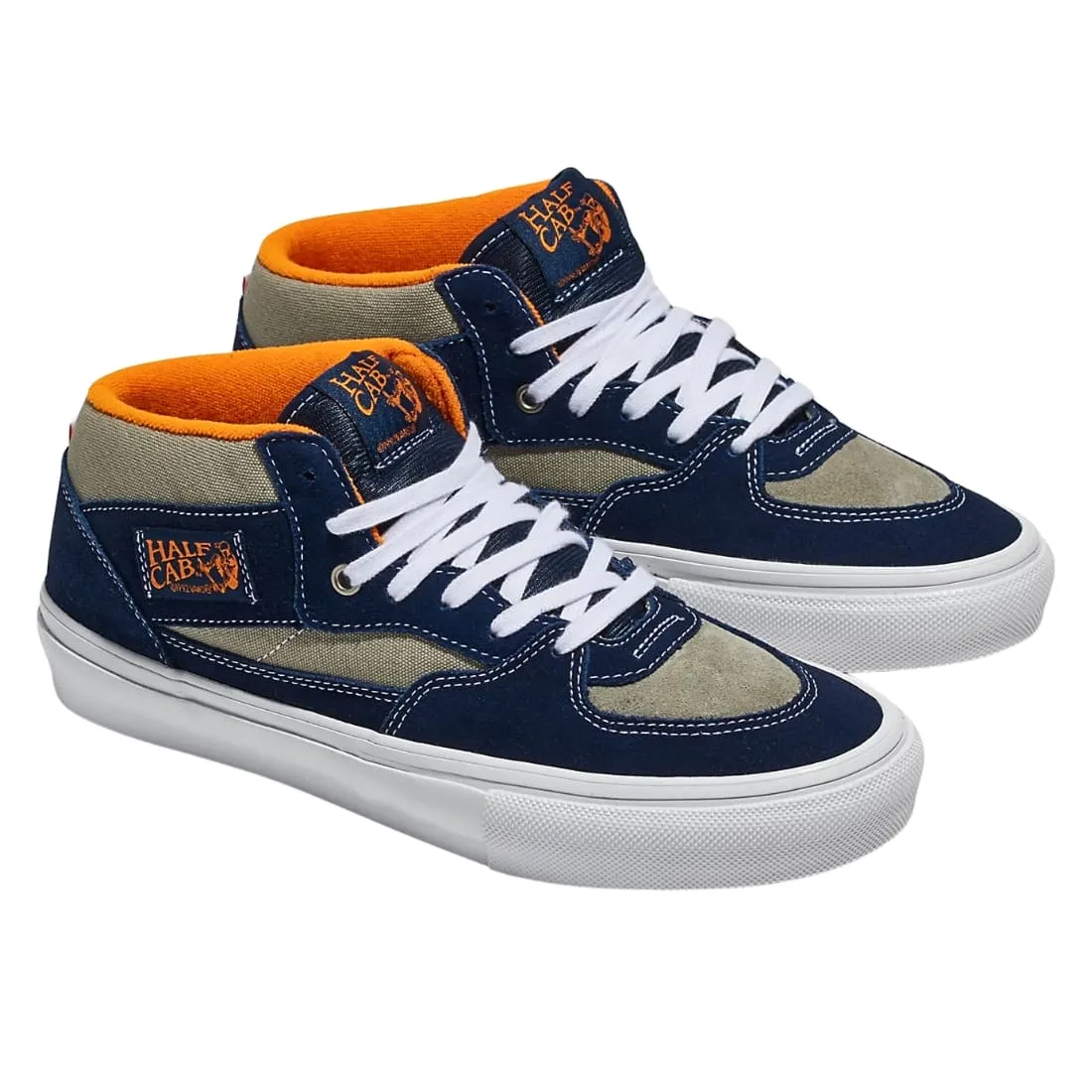 Vans Half Cab Skate Shoes - Smoke/Navy