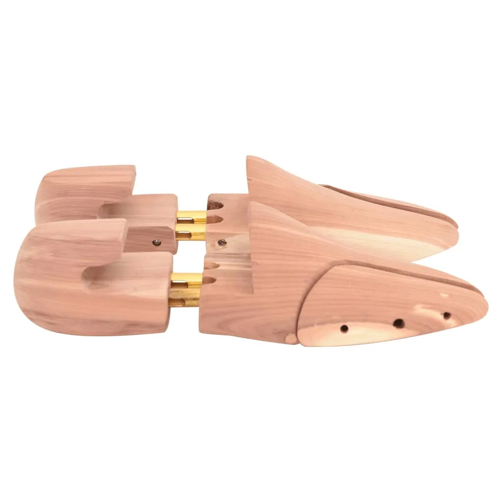 vidaXL Shoe Stretcher with Shoe Horn EU 38-39 Solid Wood Cedar