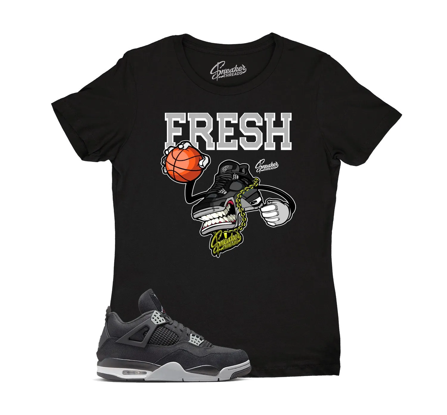 Womens - Black Canvas 4 Fly Kicks Shirt