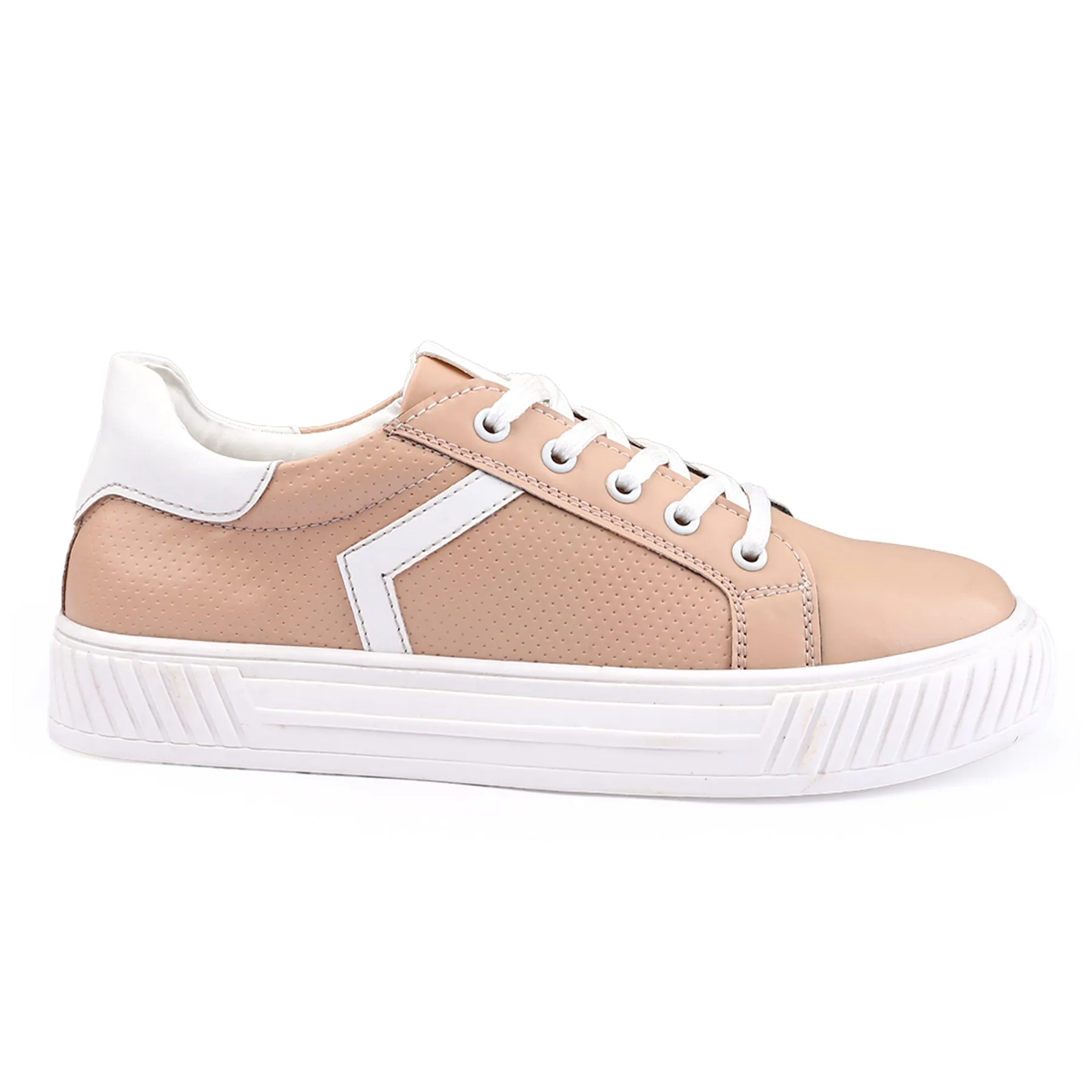 Women's Faux Leather Stylish And Fashionable Sneakers